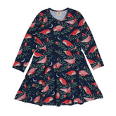 Pinky Birds-Dress